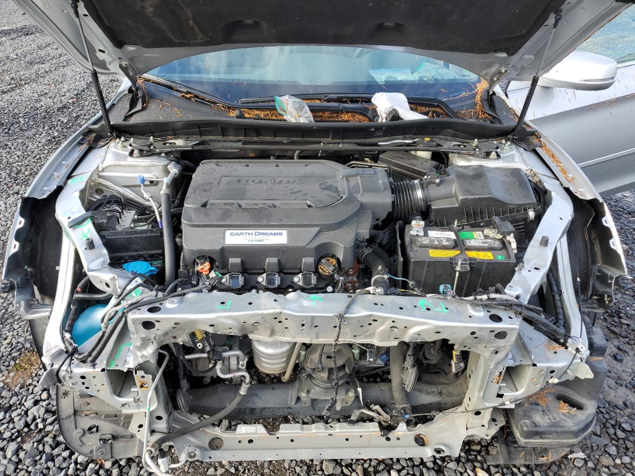 2014 Honda Accord VIN 1HGCR3F88EA009159 Copart auction photo, front end damage thumbnail 11