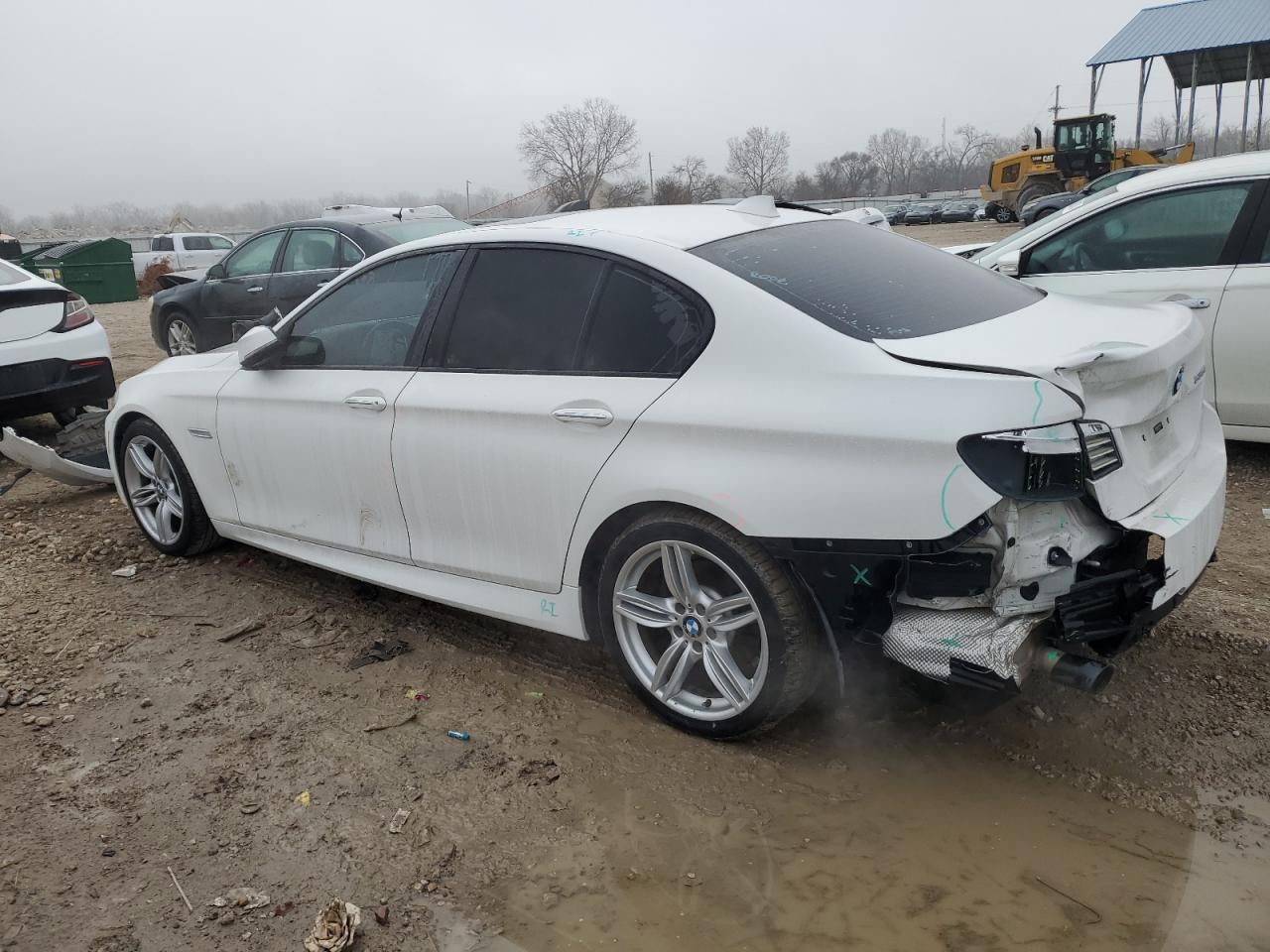 2016 BMW 5er VIN WBA5B1C59GG553564 Copart auction photo, rear end damage thumbnail 2