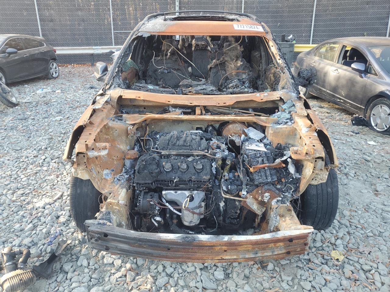 2017 Ford Explorer VIN 1FM5K8D89HGB38245 Copart auction photo, burn damage thumbnail 5
