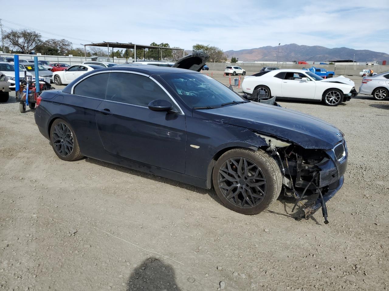2008 BMW 3er VIN WBAWR33518P153849 Copart auction photo, front end damage thumbnail 4