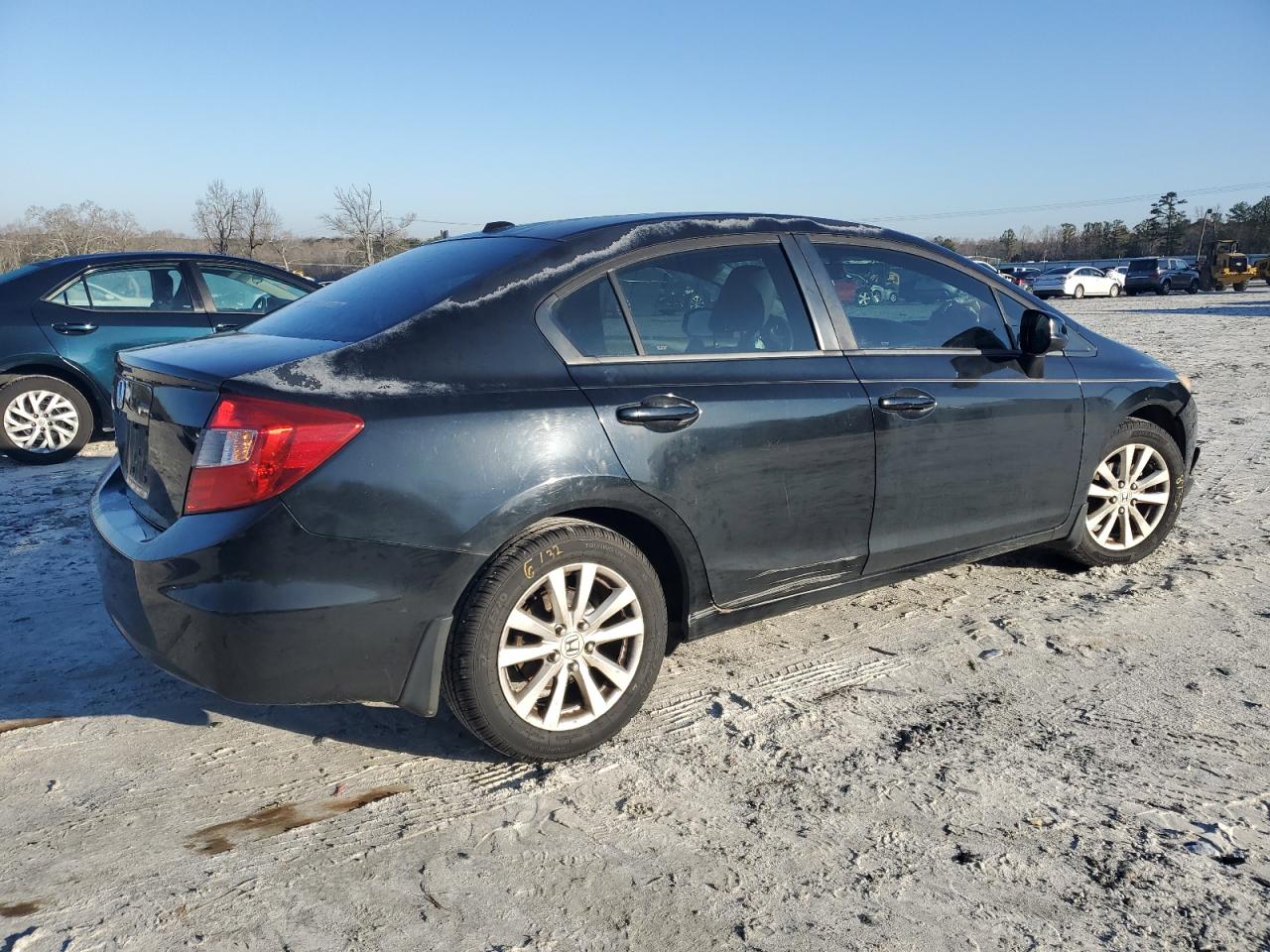 2012 Honda Civic VIN 2HGFB2F94CH506616 Copart auction photo, front end damage thumbnail 3