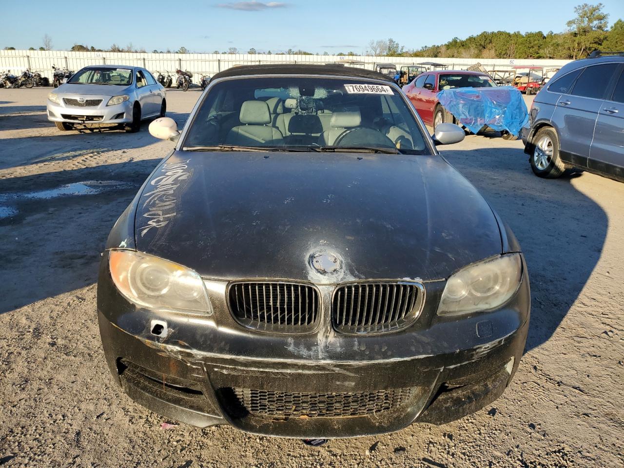 2008 BMW 1er VIN WBAUN93588VF55047 Copart auction photo, all over damage thumbnail 5