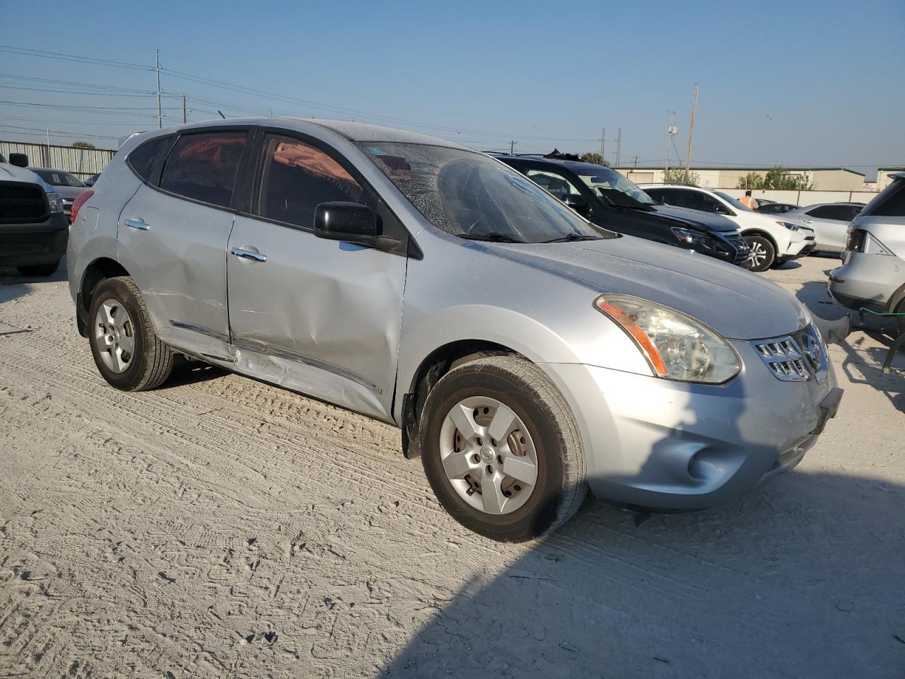 2013 Nissan Rogue VIN JN8AS5MT9DW503520 Copart auction photo, side damage thumbnail 4