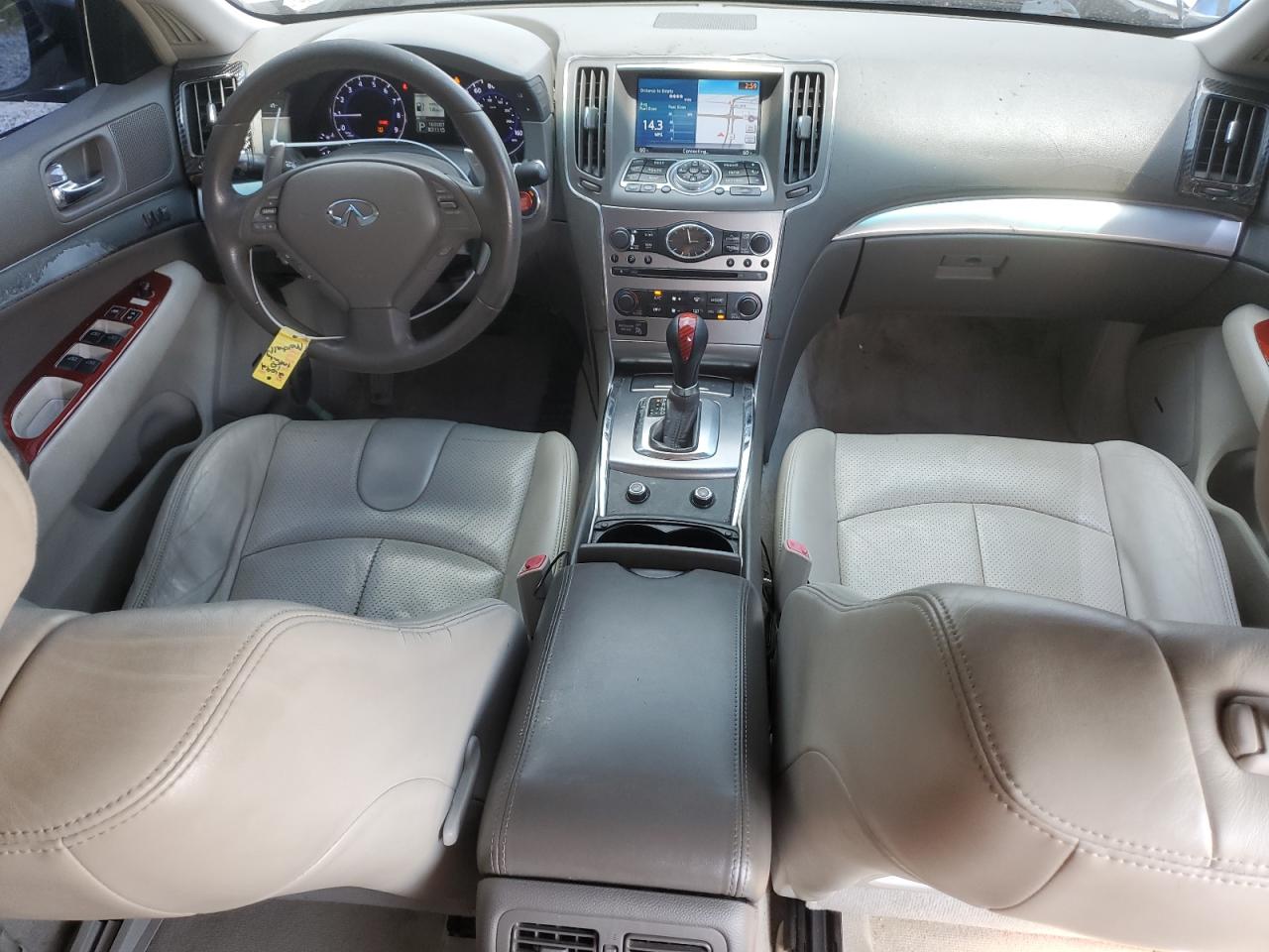 2010 Infiniti G VIN JN1CV6AP9AM405784 Copart auction photo, front end damage thumbnail 8