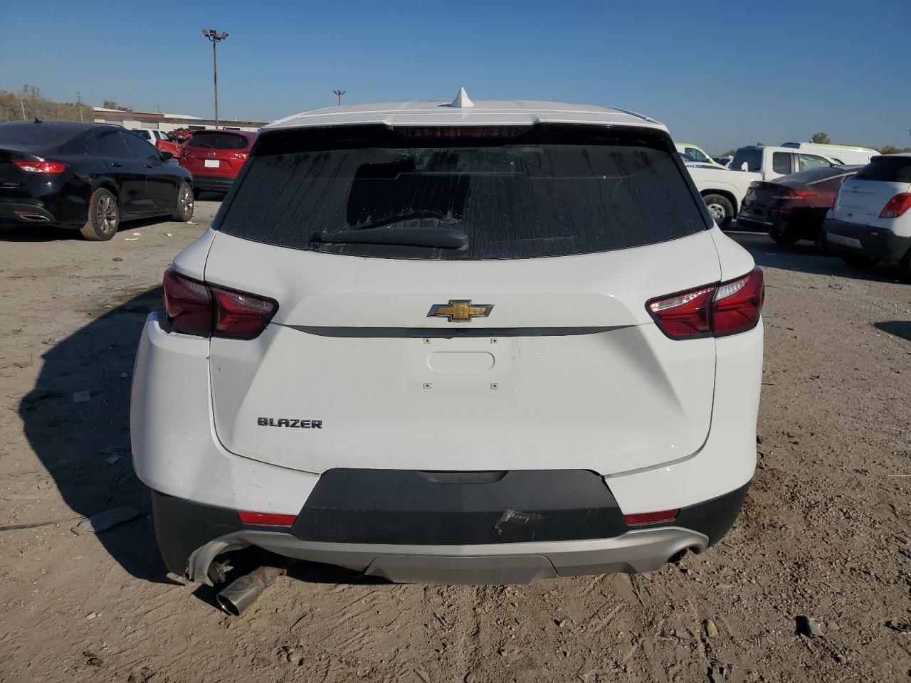 2021 Chevrolet Blazer VIN 3GNKBBRA3MS580134 Copart auction photo, rear end / undercarriage damage thumbnail 6