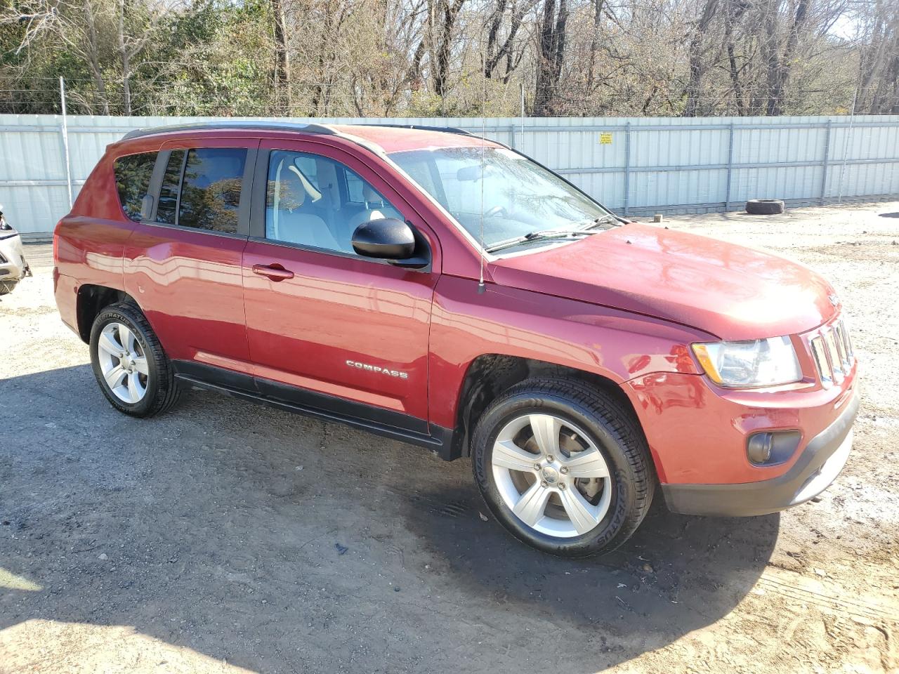 2013 Jeep Compass VIN 1C4NJCEB0DD158903 Copart auction photo, side damage thumbnail 4