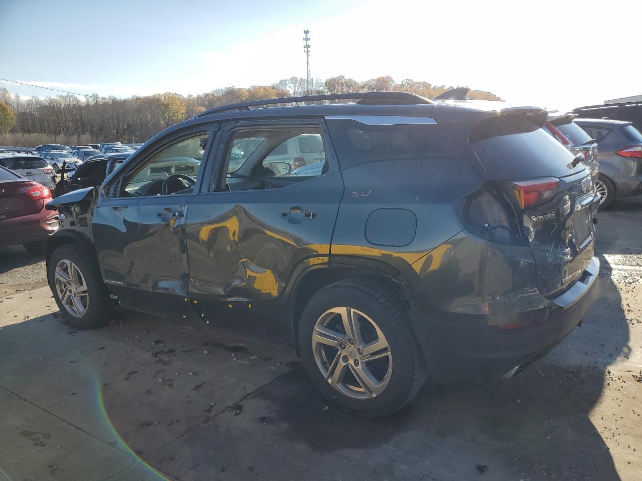 2018 GMC Terrain VIN 3GKALMEX7JL124798 Copart auction photo, all over / minor dent/scratches damage thumbnail 2
