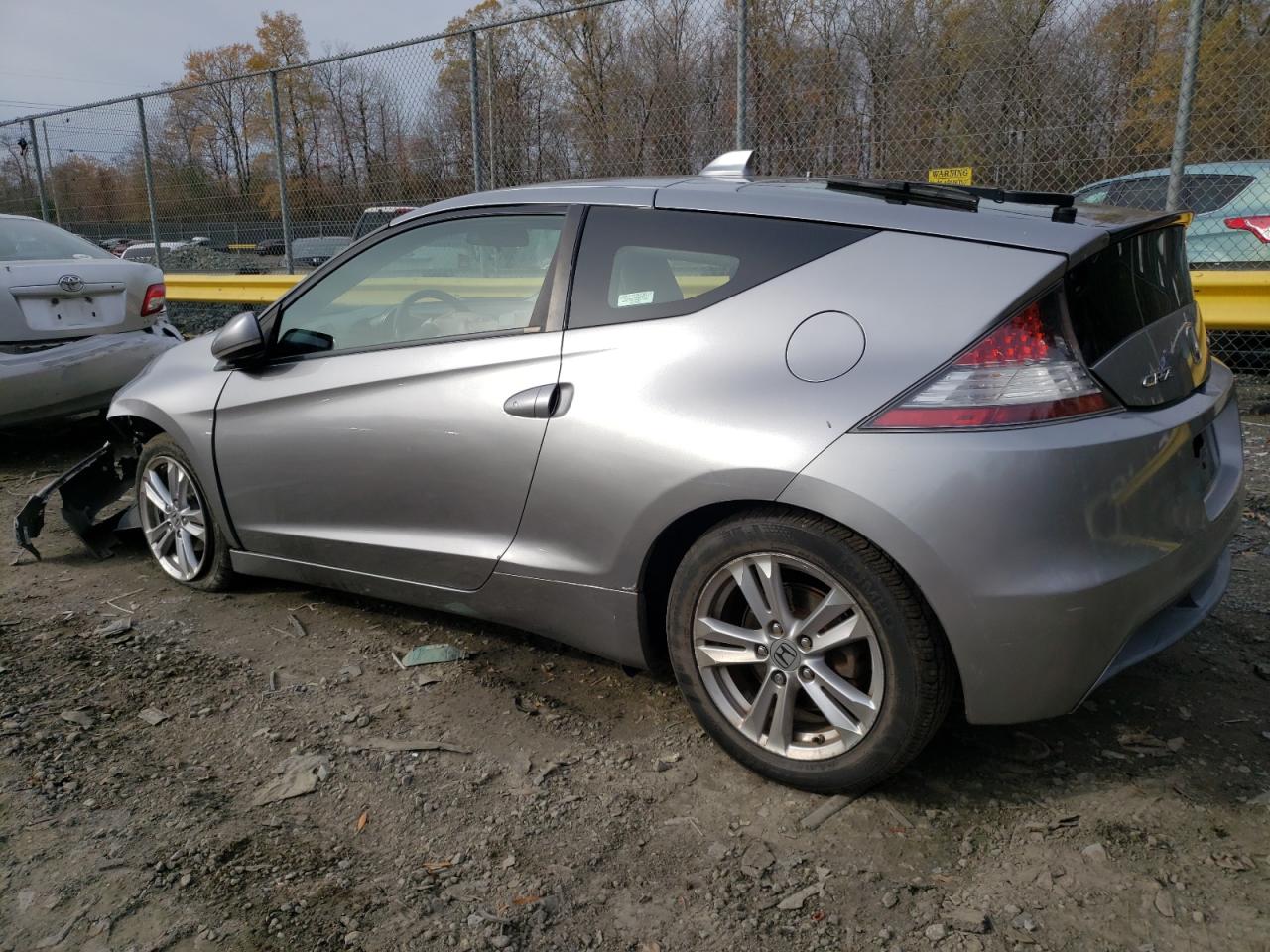 2011 Honda CR-Z VIN JHMZF1D63BS011493 Copart auction photo, front end damage thumbnail 2