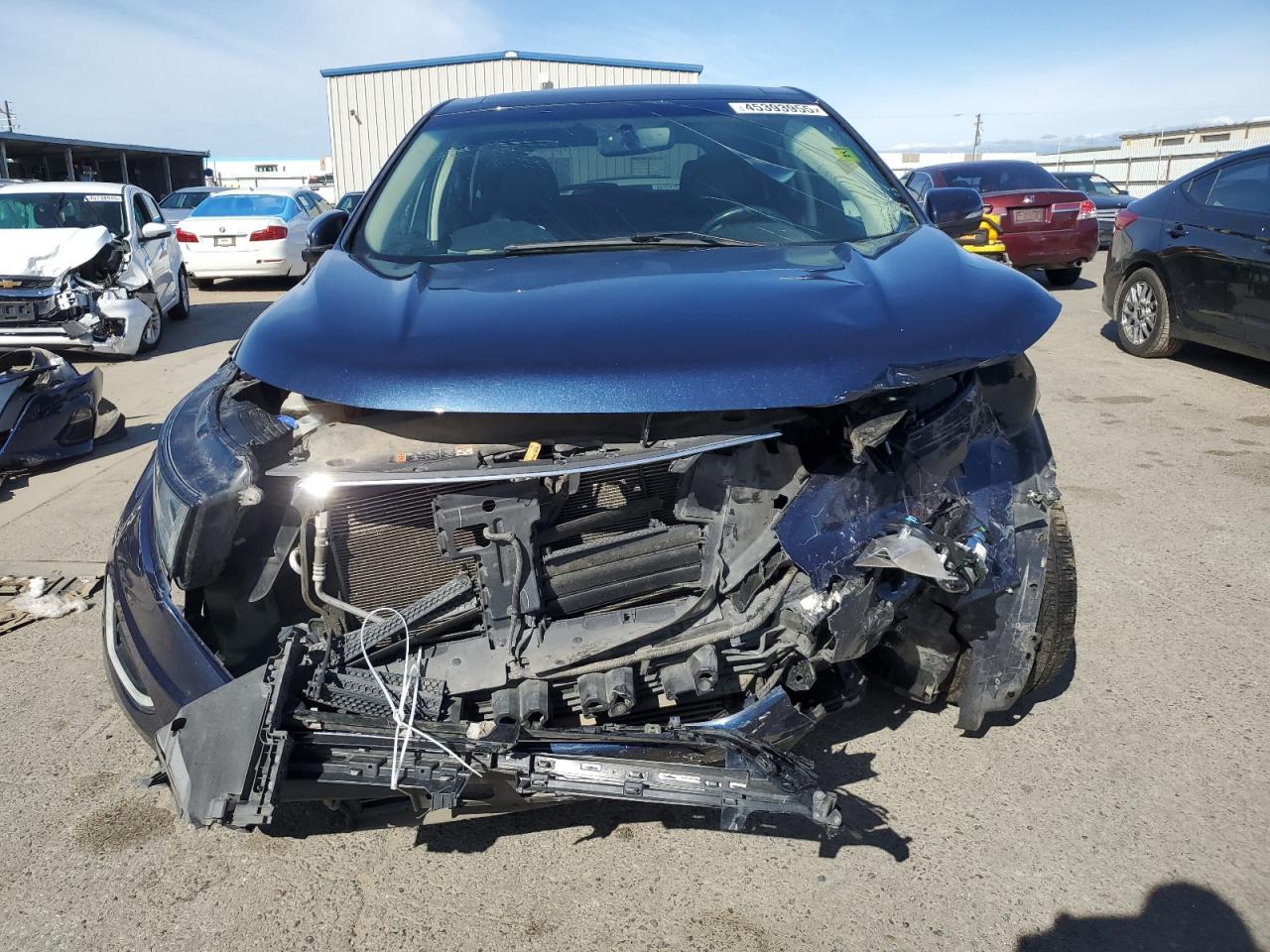 2017 Ford Edge VIN 2FMPK3J99HBB79796 Copart auction photo, front end damage thumbnail 5
