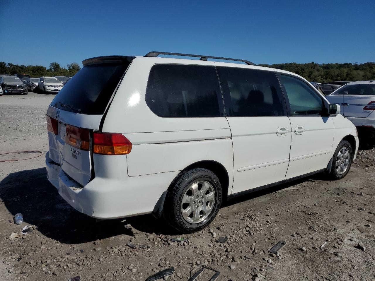 2003 Honda Odyssey VIN 5FNRL18633B025896 Copart auction photo, rear end / front end damage thumbnail 3