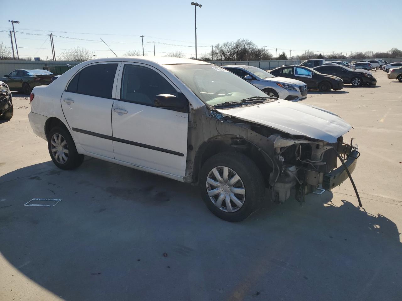 2003 Toyota Corolla VIN JTDBR32EX30002559 Copart auction photo, front end damage thumbnail 4