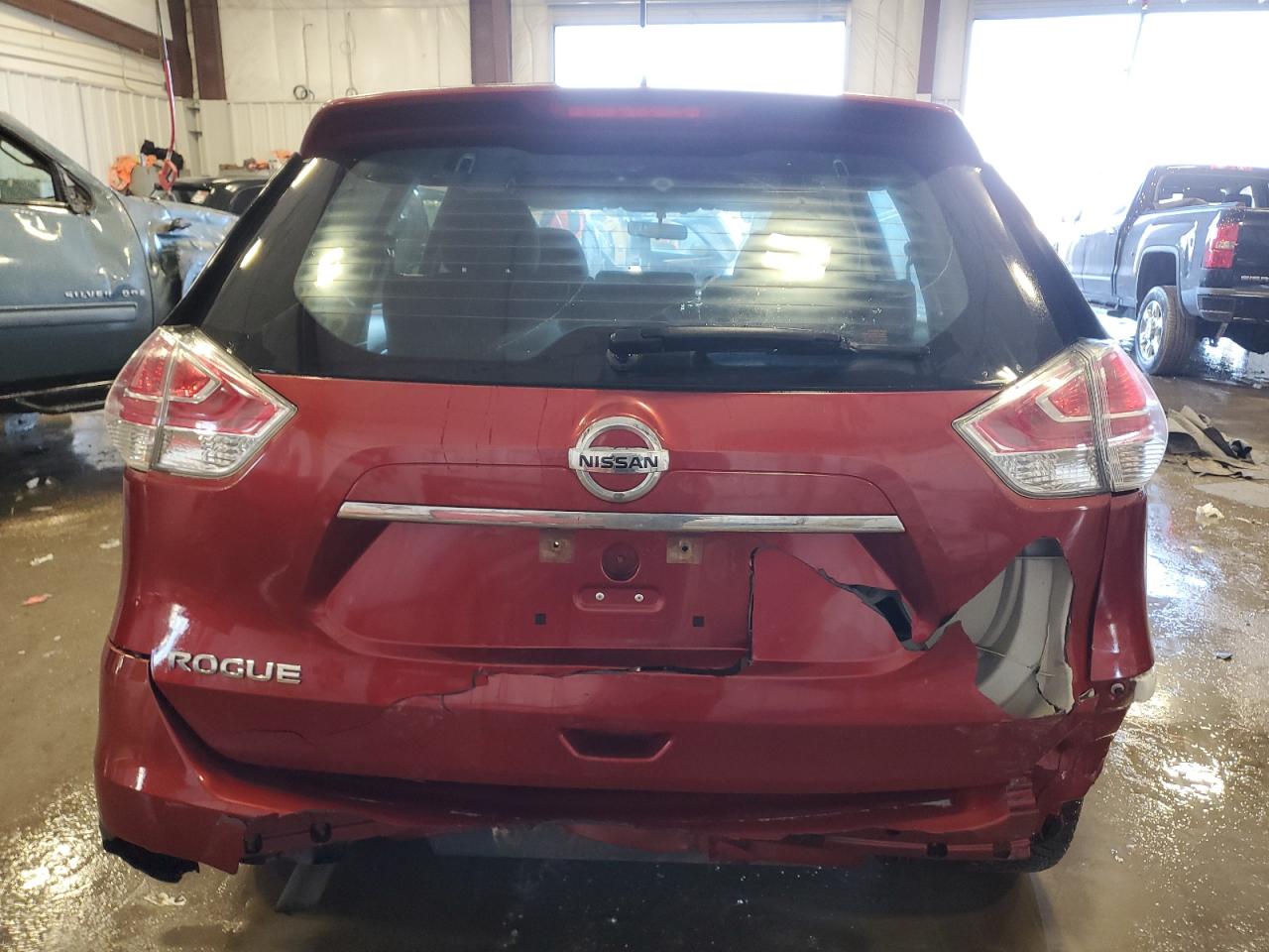 2016 Nissan Rogue VIN KNMAT2MV1GP633895 Copart auction photo, rear end damage thumbnail 6