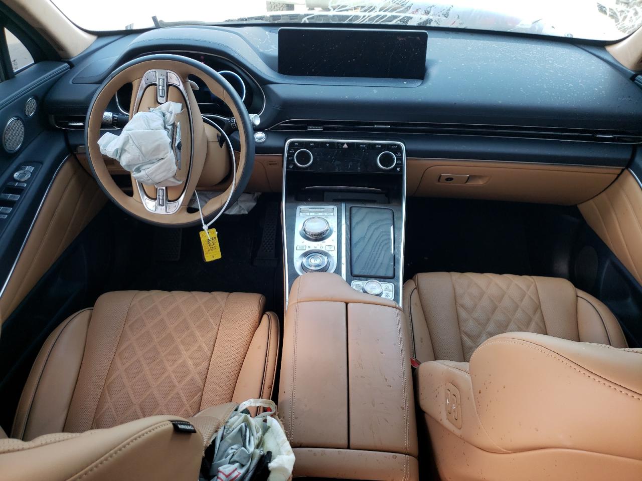 2024 Genesis Gv80 VIN KMUHCESC5RU167374 Copart auction photo, front end damage thumbnail 8