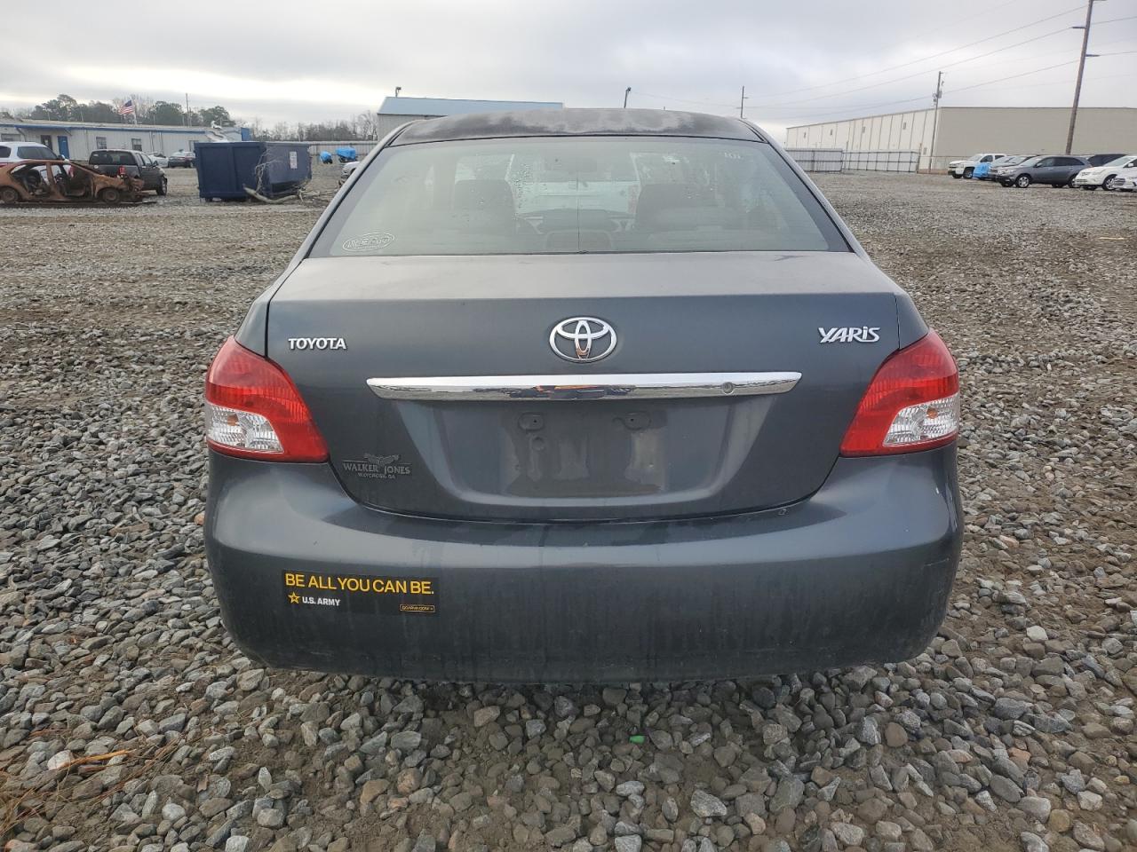 2010 Toyota Yaris VIN JTDBT4K3XA1354912 Copart auction photo, front end / side damage thumbnail 6