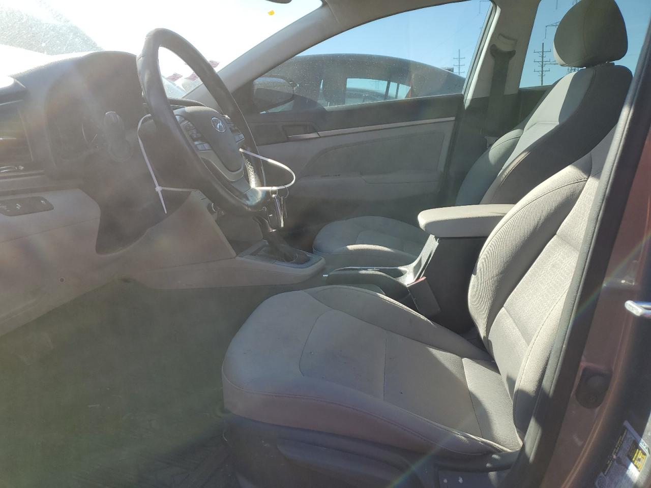 2018 Hyundai Elantra VIN 5NPD84LF2JH390833 Copart auction photo, front end damage thumbnail 7