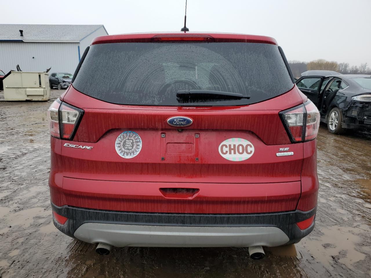 2017 Ford Escape VIN 1FMCU0GDXHUB98175 Copart auction photo, front end damage thumbnail 6