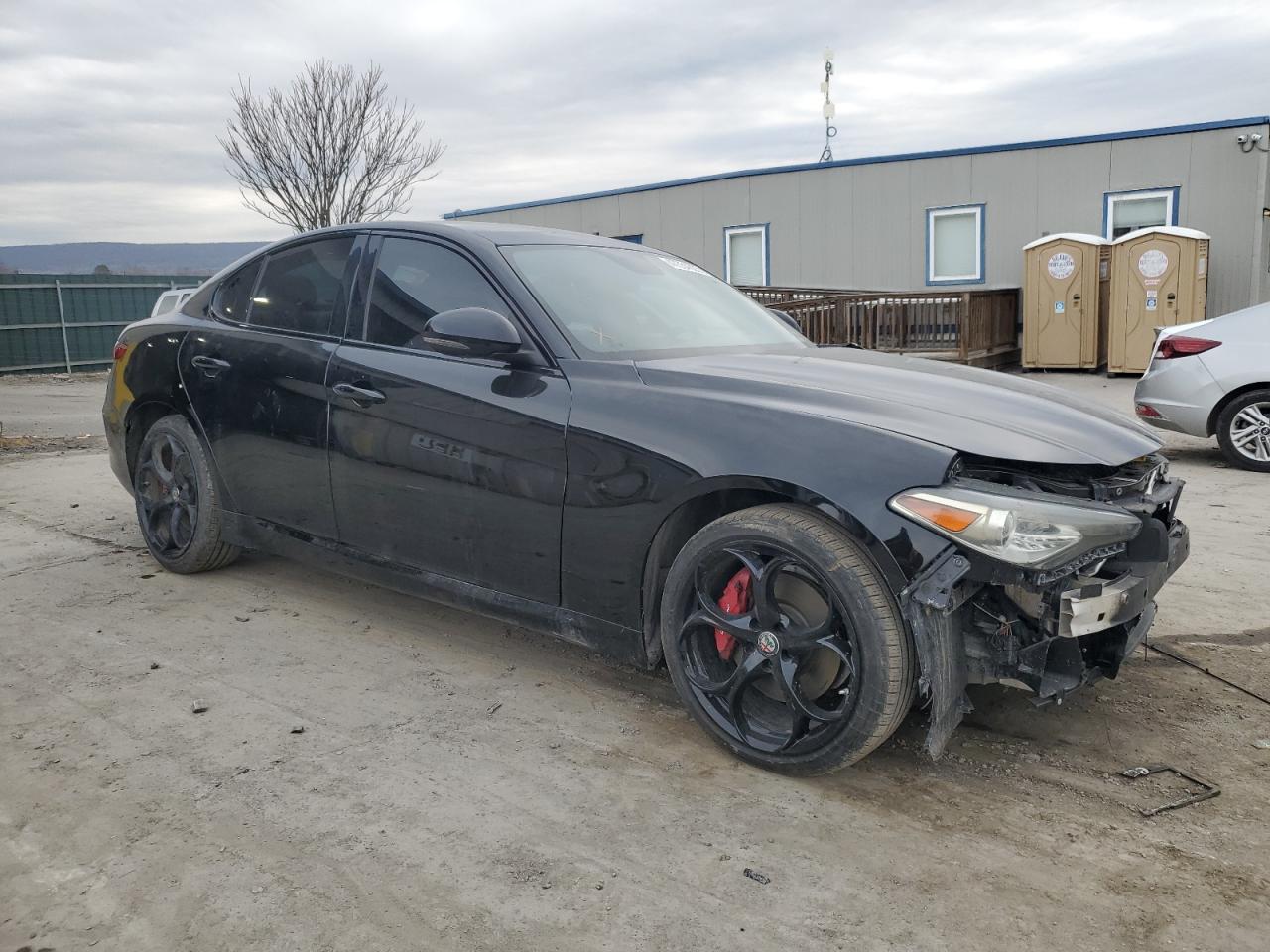2018 Alfa Romeo Giulia VIN ZARFAEEN7J7572383 Copart auction photo, all over / undercarriage damage thumbnail 4