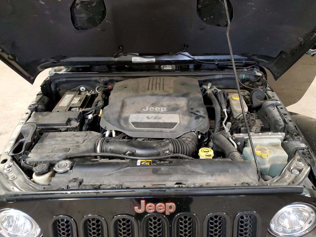 2017 Jeep Wrangler VIN 1C4BJWEG2HL554309 Copart auction photo, front end / side damage thumbnail 11