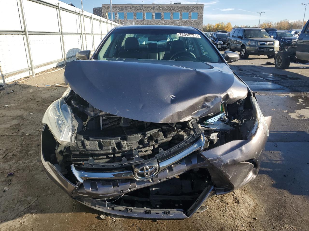 2016 Toyota Camry VIN 4T1BF1FK8GU245150 Copart auction photo, front end damage thumbnail 5