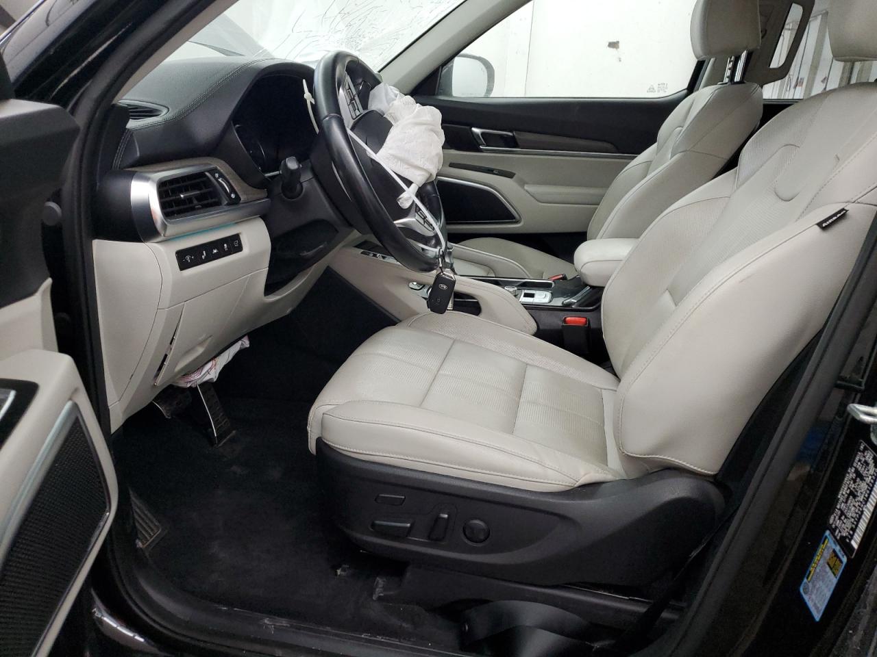 2021 KIA Telluride VIN 5XYP54HC1MG128320 Copart auction photo, front end / side damage thumbnail 7