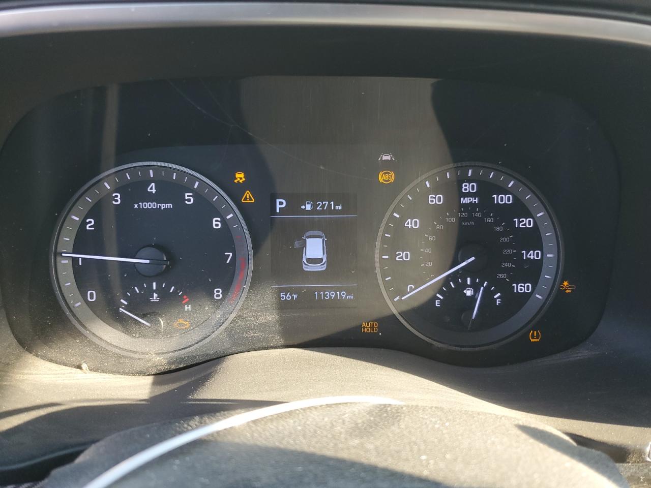 2019 Hyundai Tucson VIN KM8J23A44KU942271 Copart auction photo, front end / rear end damage thumbnail 9