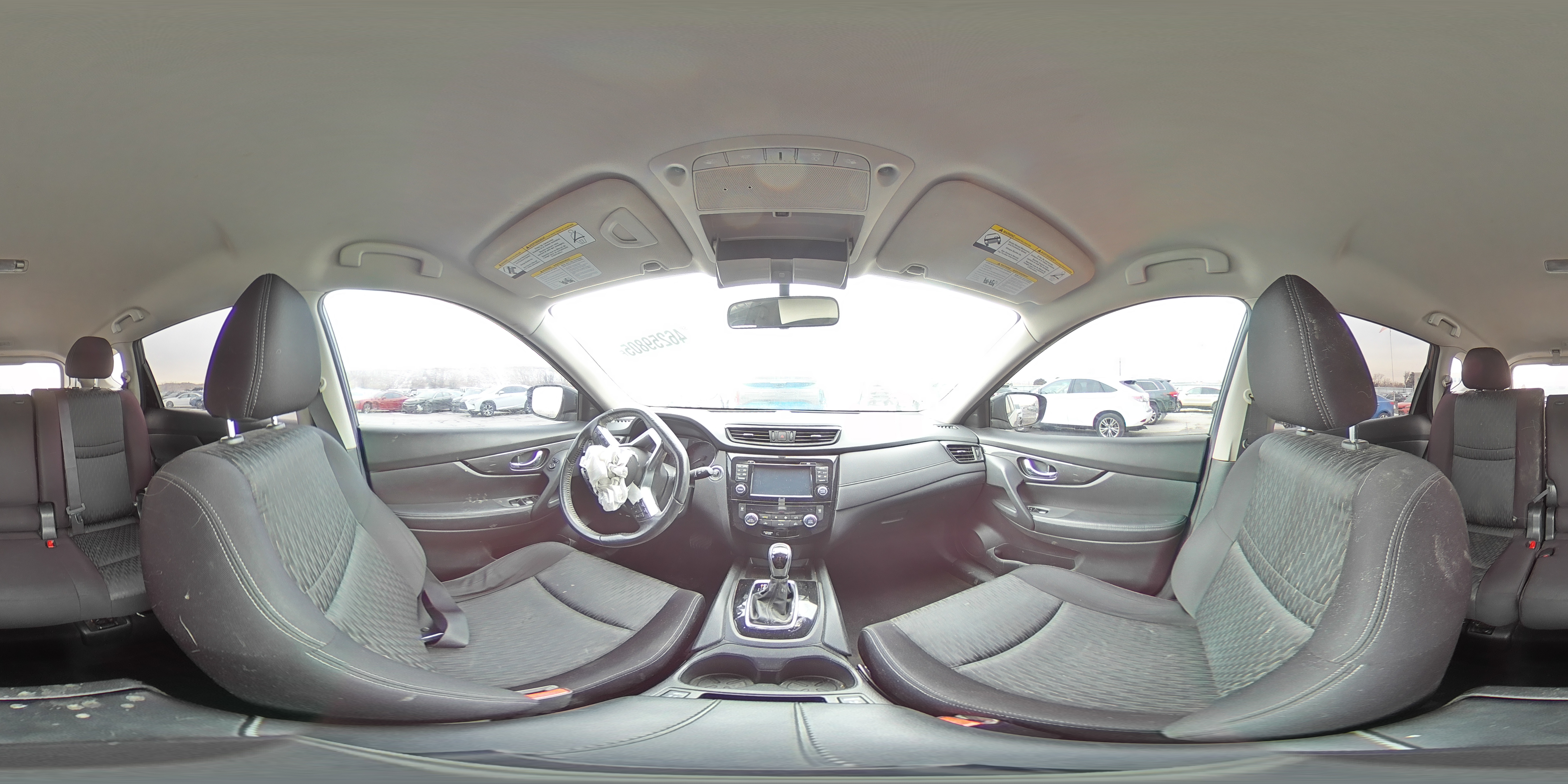 2017 Nissan Rogue VIN JN8AT2MV3HW277719 Copart auction photo, front end / side damage thumbnail 16