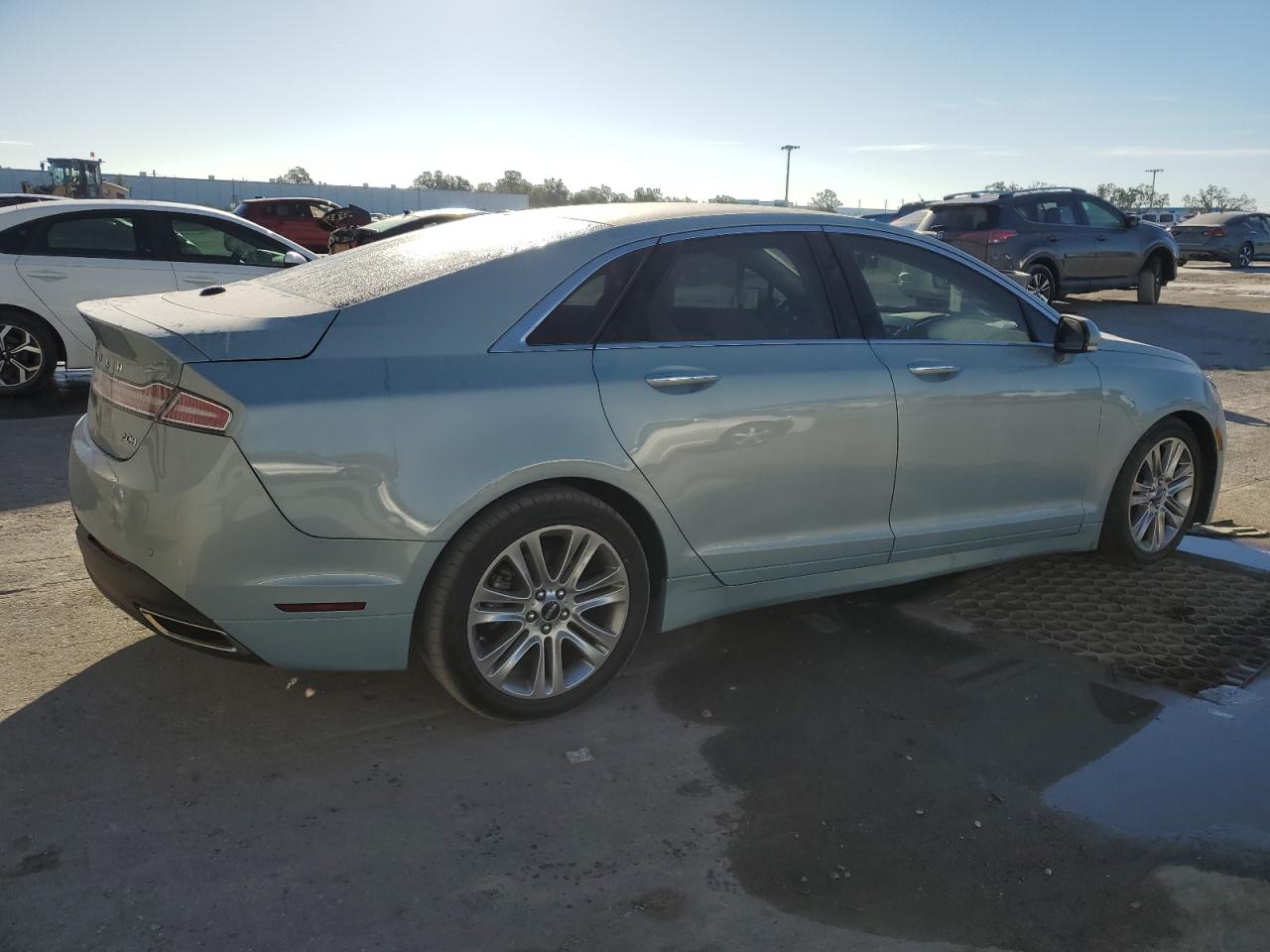 2014 Lincoln MKZ VIN 3LN6L2LUXER813280 Copart auction photo, front end damage thumbnail 3