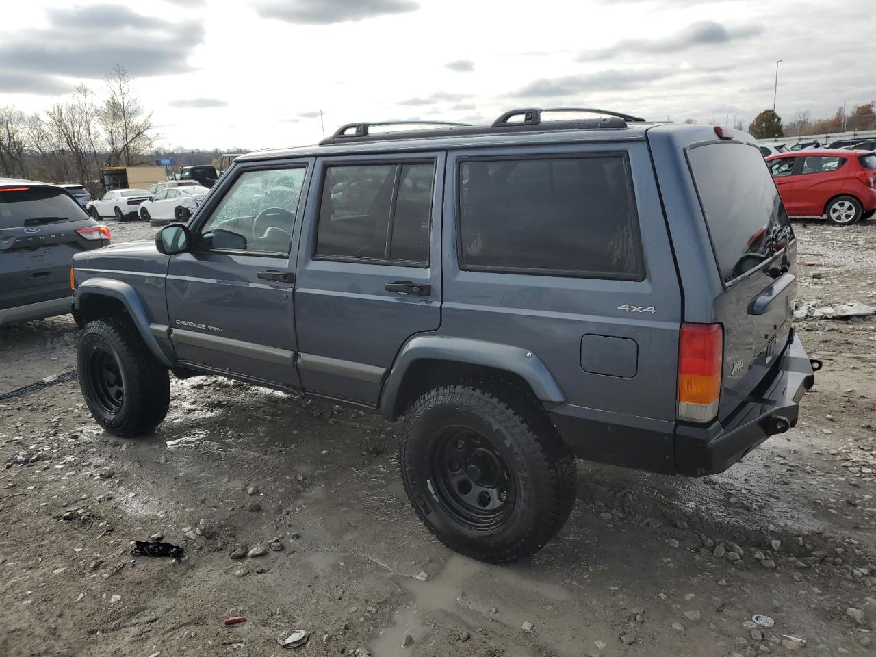 2001 Jeep Grand Cherokee VIN 1J4FF48S81L617663 Copart auction photo, front end / side damage thumbnail 2