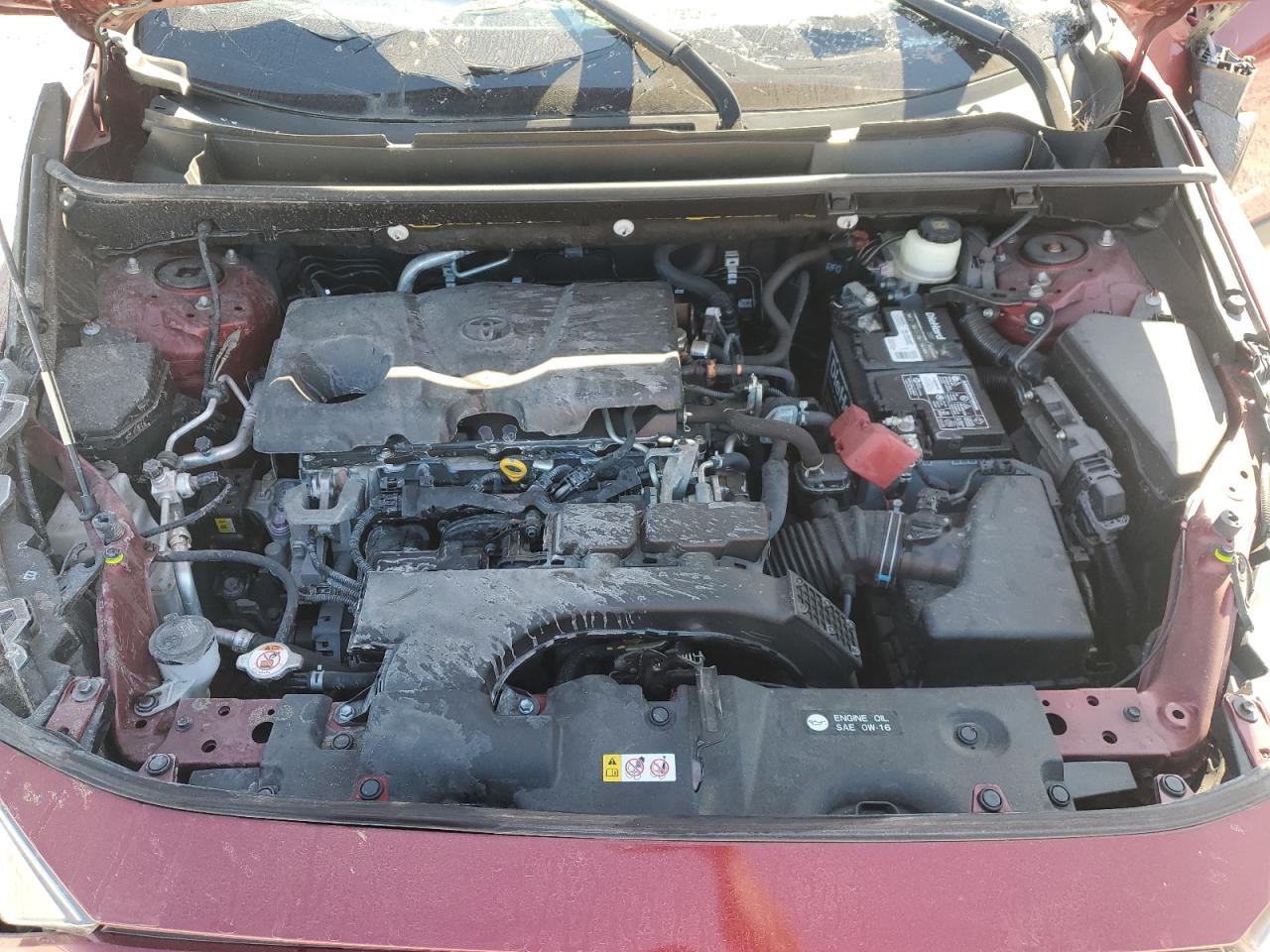 2020 Toyota RAV 4 VIN JTMC1RFV7LD045158 Copart auction photo, rollover damage thumbnail 11
