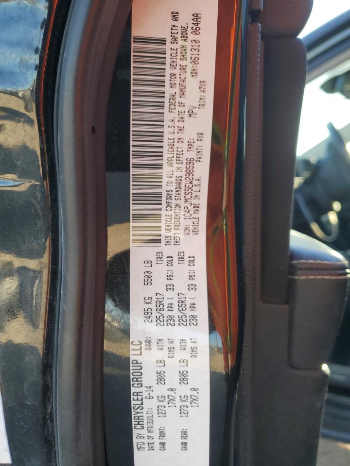 2014 Jeep Grand Cherokee VIN 1C4PJMCS5EW298596 Copart auction photo, front end damage thumbnail 15
