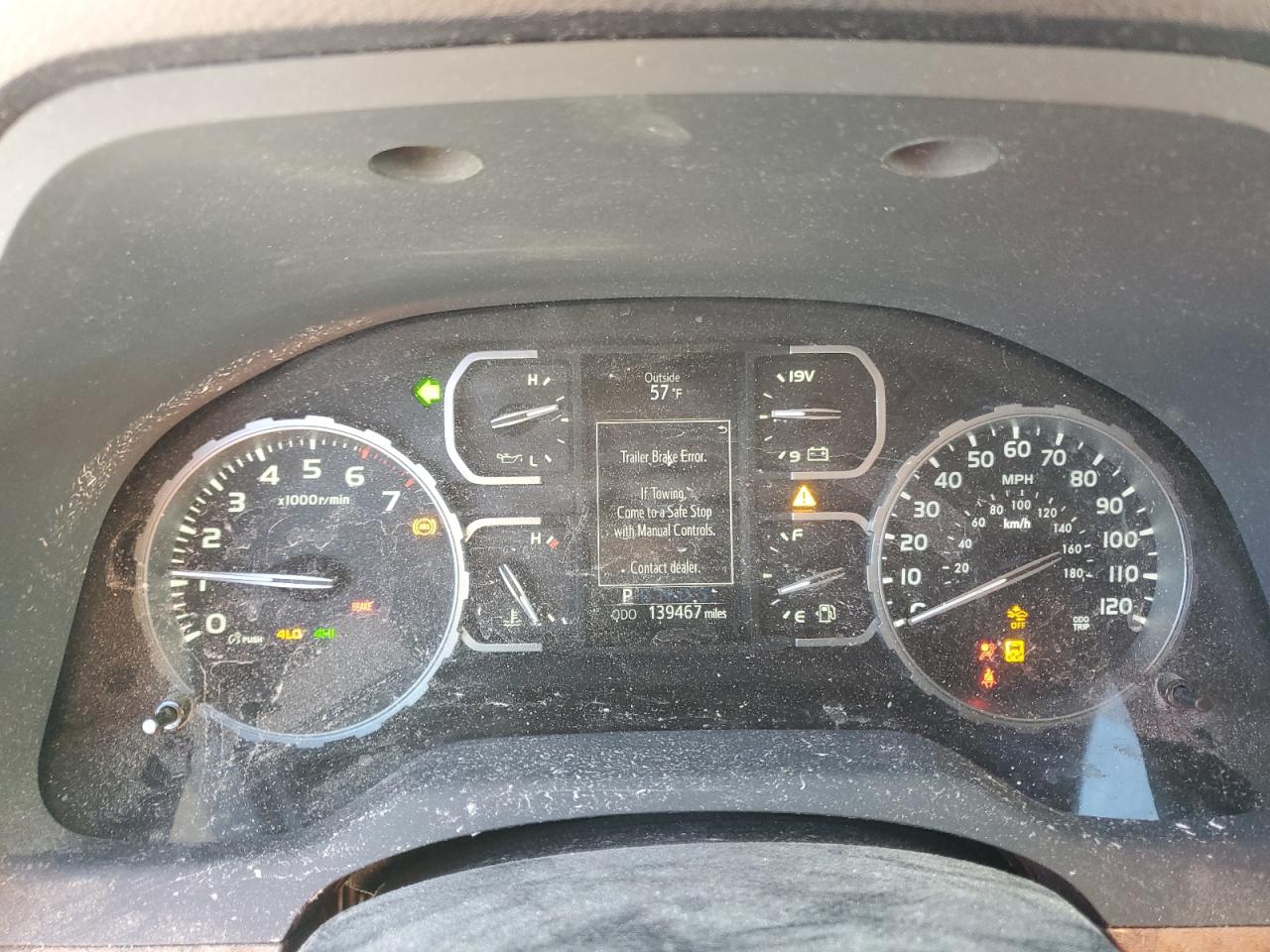 2020 Toyota Tundra VIN 5TFAY5F11LX883080 Copart auction photo, front end damage thumbnail 9