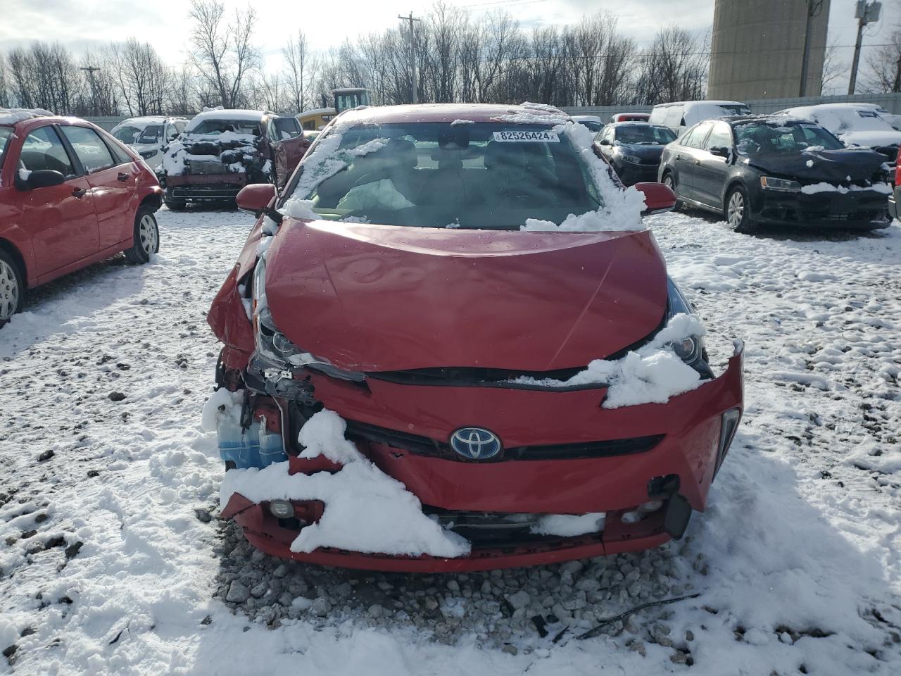 2021 Toyota Prius VIN JTDL9MFU7M3026071 Copart auction photo, front end / side damage thumbnail 5