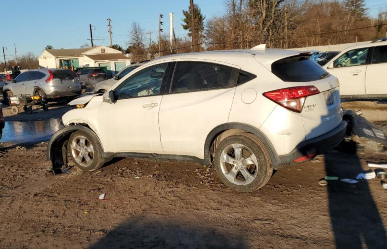 2017 Honda HR-V VIN 3CZRU6H76HM718865 Copart auction photo, front end / rear end damage thumbnail 2