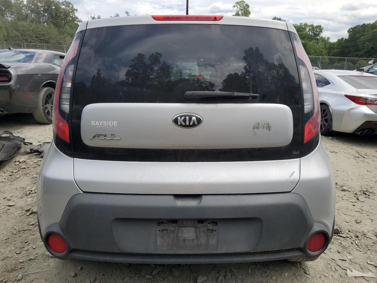 2016 KIA Soul VIN KNDJN2A22G7843040 Copart auction photo, front end / side damage thumbnail 6