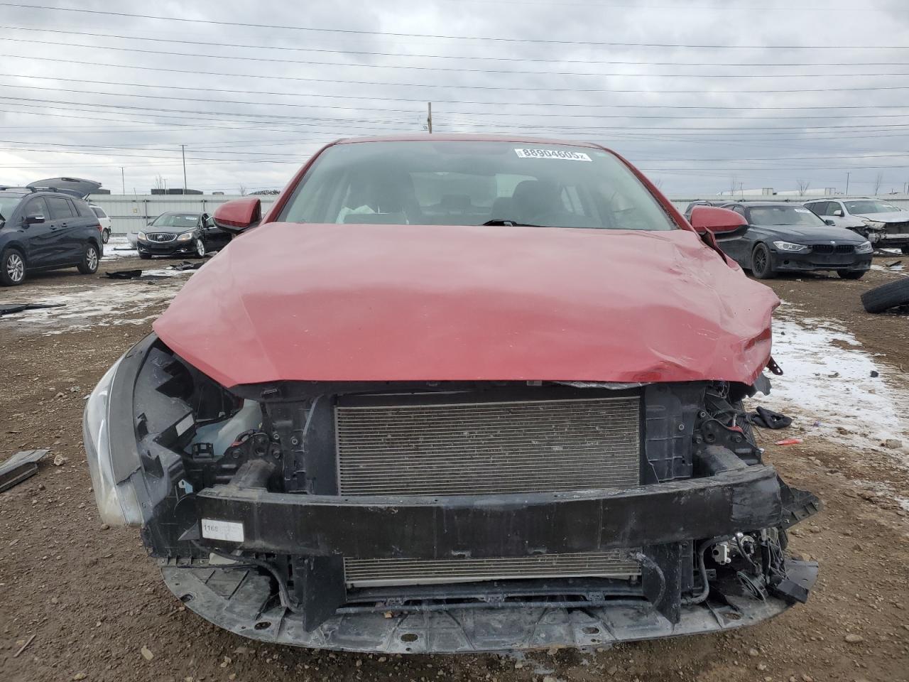 2018 Hyundai Elantra VIN 5NPD84LF6JH341599 Copart auction photo, front end / minor dent/scratches damage thumbnail 5