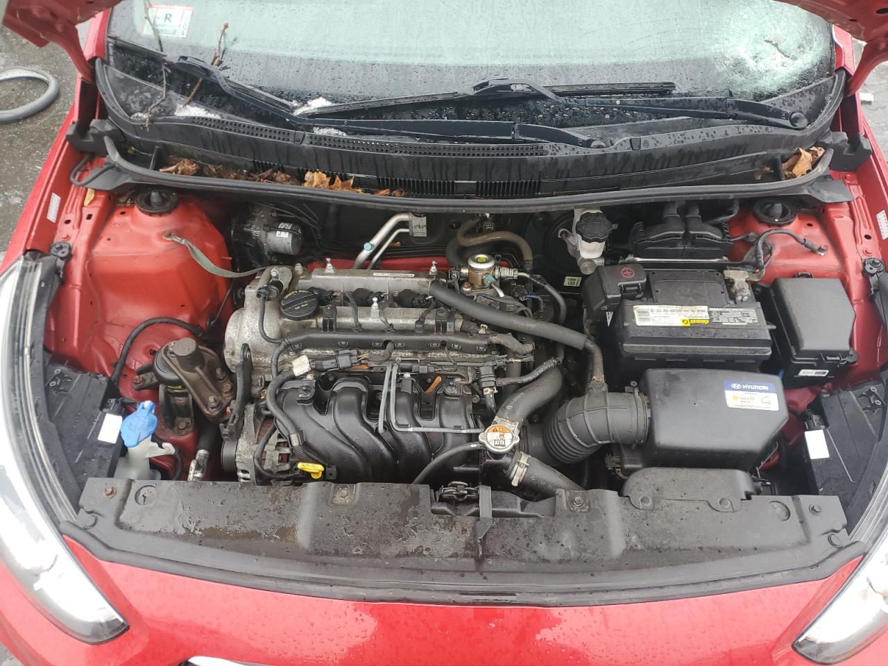 2017 Hyundai Accent VIN KMHCT4AEXHU292472 Copart auction photo, all over damage thumbnail 11