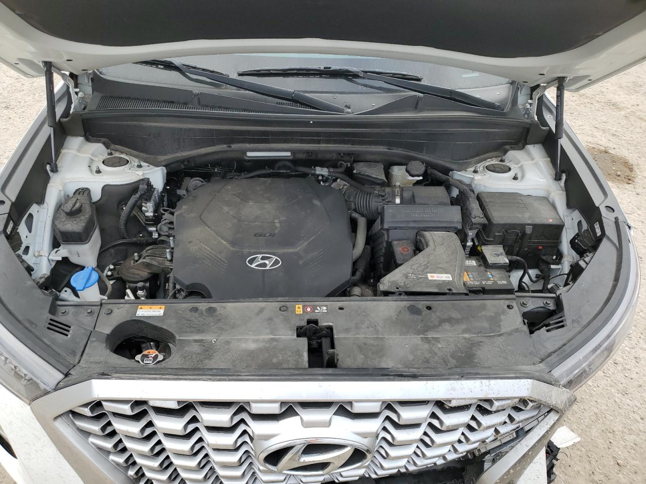 2022 Hyundai Palisade VIN KM8R4DHE6NU387149 Copart auction photo, vandalism / front end damage thumbnail 12