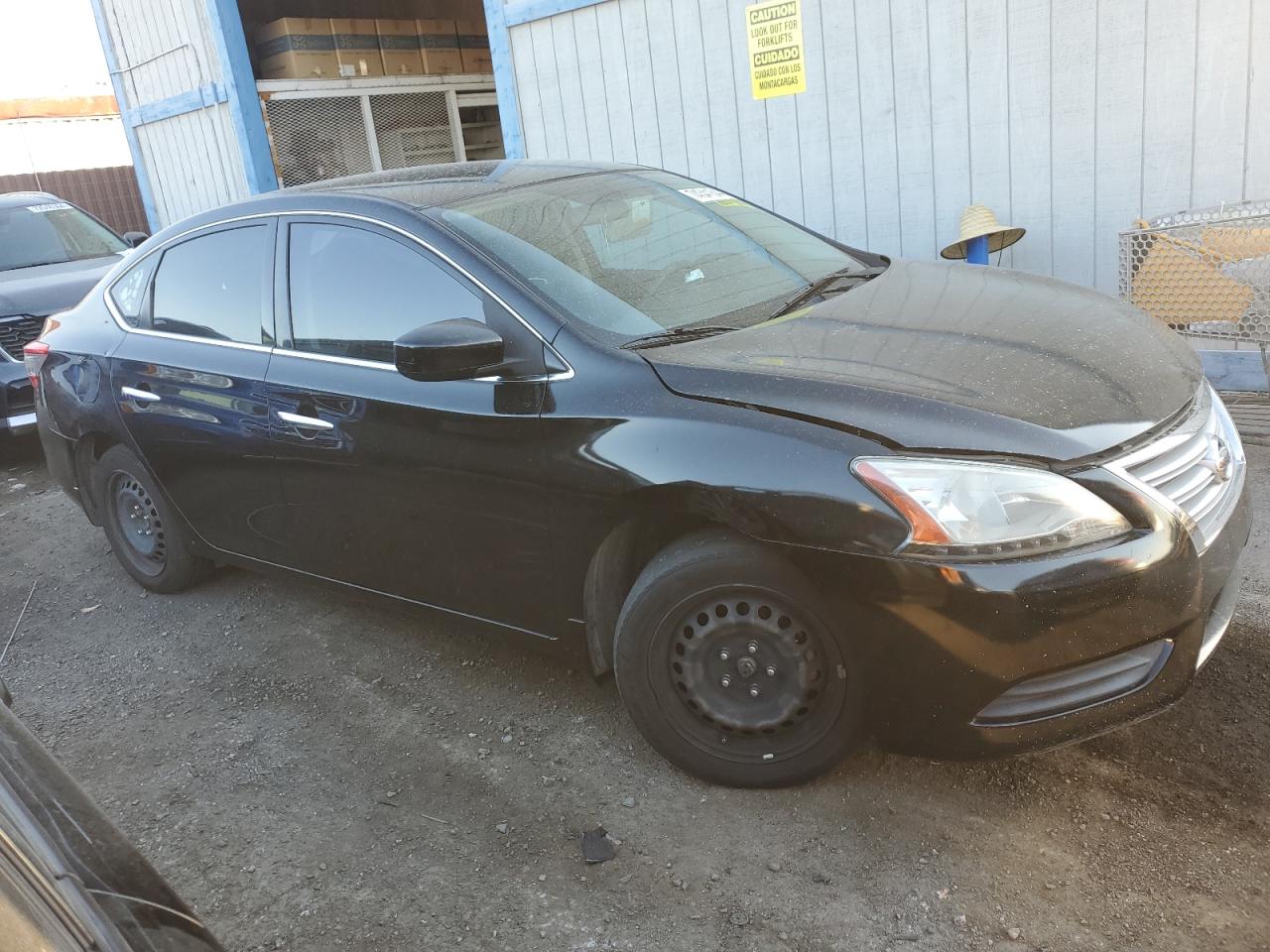2014 Nissan Sentra VIN 3N1AB7AP9EL671196 Copart auction photo, front end / mechanical damage thumbnail 4