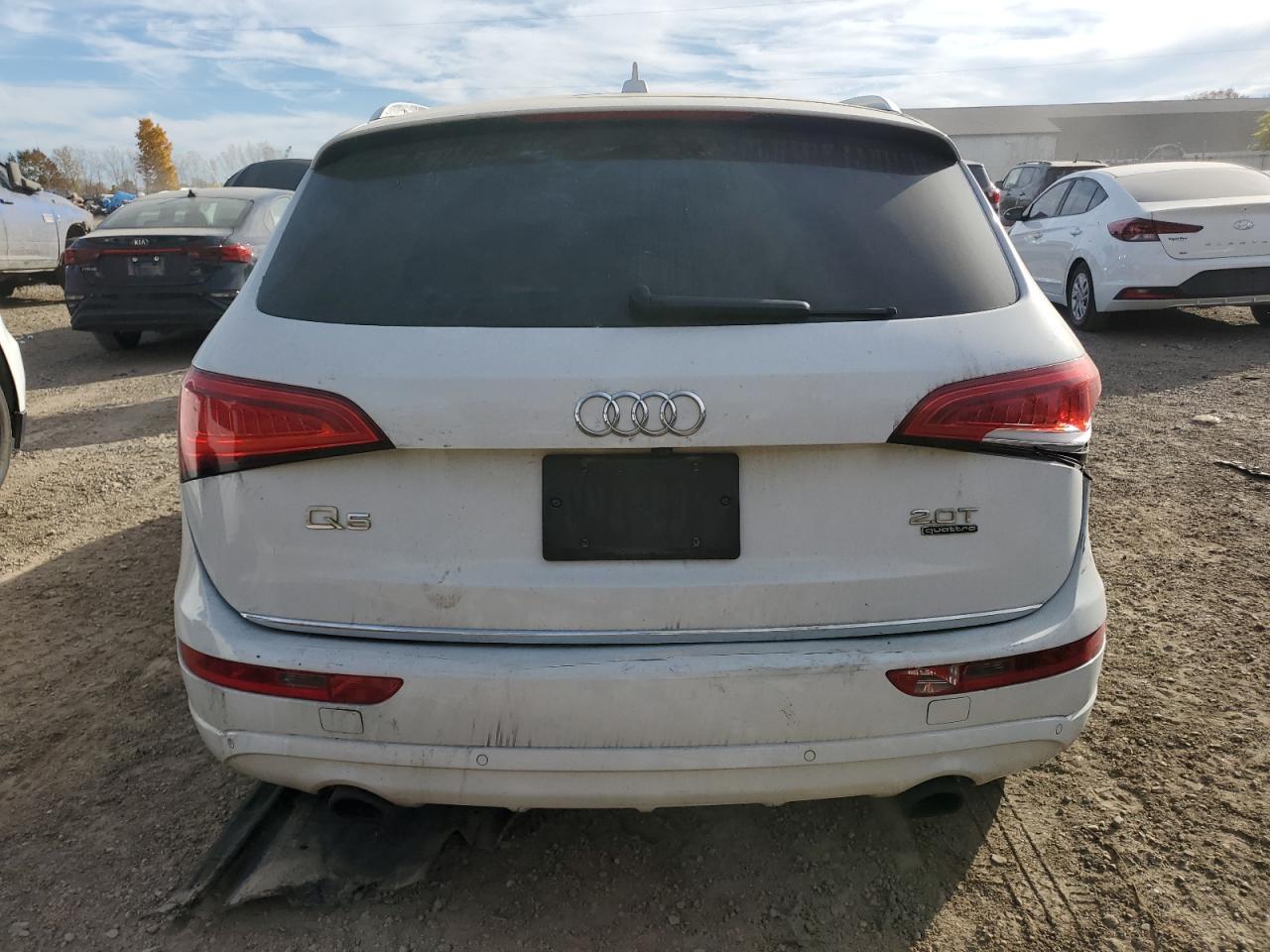 2017 Audi Q5 VIN WA1C2AFP5HA092725 Copart auction photo, burn - engine / missing/altered vin damage thumbnail 6