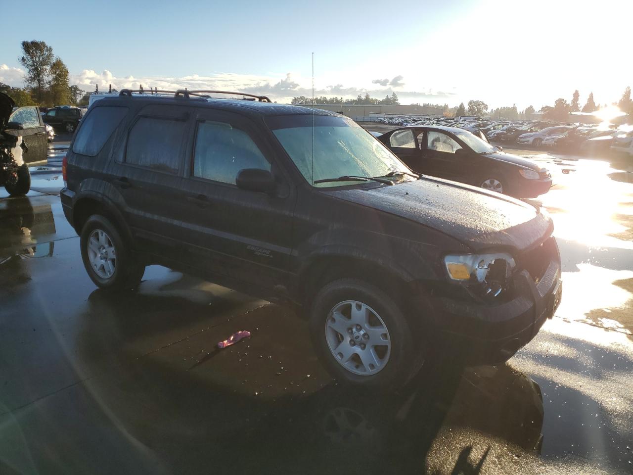 2007 Ford Escape VIN 1FMCU04117KA07392 Copart auction photo, front end damage thumbnail 4