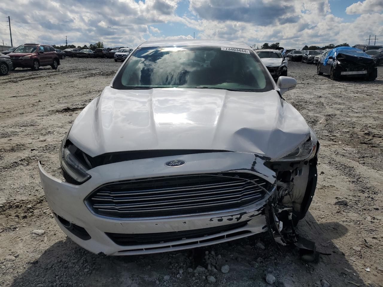 2014 Ford Fusion VIN 1FA6P0HD8E5378841 Copart auction photo, front end / side damage thumbnail 5