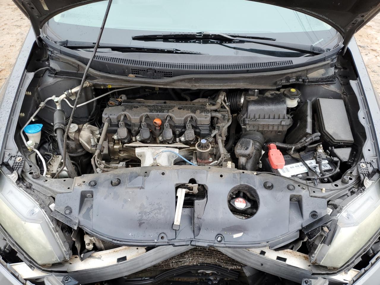 2013 Honda Civic VIN 2HGFB2F92DH533704 Copart auction photo, front end / mechanical damage thumbnail 11