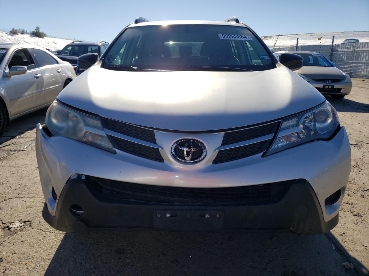 2013 Toyota RAV 4 VIN 2T3BFREV8DW114359 Copart auction photo, front end / hail damage thumbnail 5