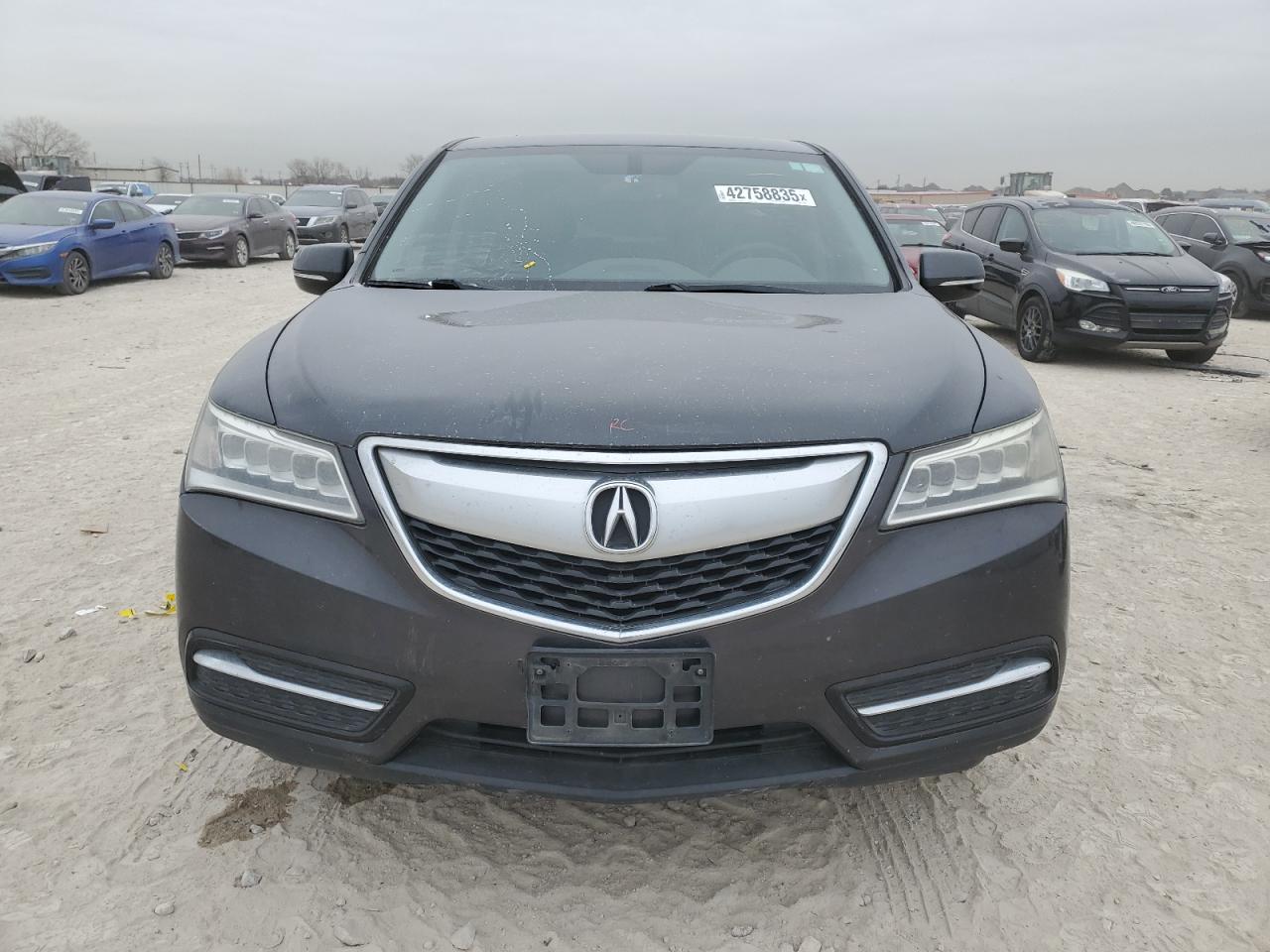 2014 Acura MDX VIN 5FRYD3H28EB006067 Copart auction photo, side / minor dent/scratches damage thumbnail 5