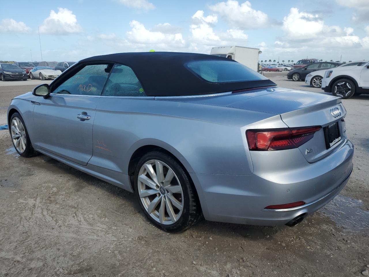 2018 Audi A5 VIN WAUYNGF53JN015514 Copart auction photo, water/flood damage thumbnail 2