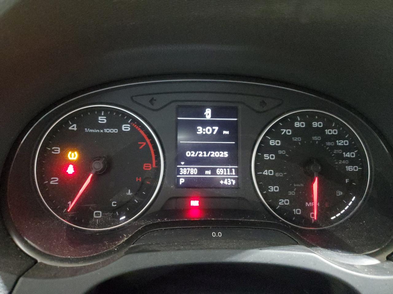 2015 Audi A3 VIN WAU6CLFF0F1083654 Copart auction photo, rear end / side damage thumbnail 9