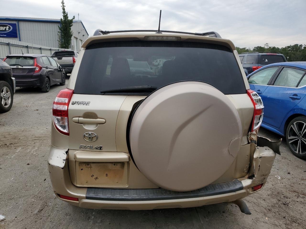 2011 Toyota RAV 4 VIN 2T3ZF4DV6BW098906 Copart auction photo, rear end / undercarriage damage thumbnail 6