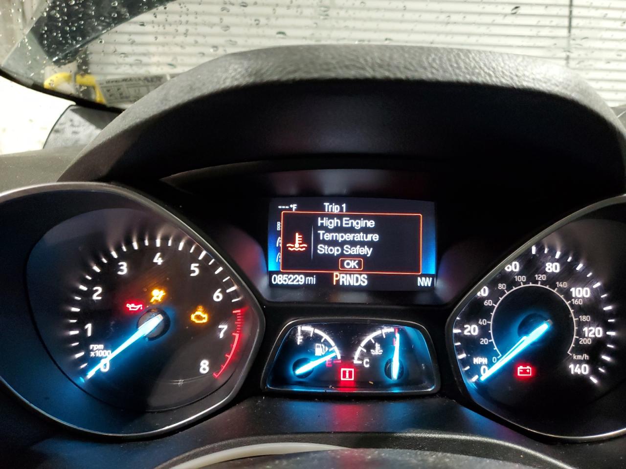 2018 Ford Escape VIN 1FMCU9GD7JUB74801 Copart auction photo, front end damage thumbnail 9