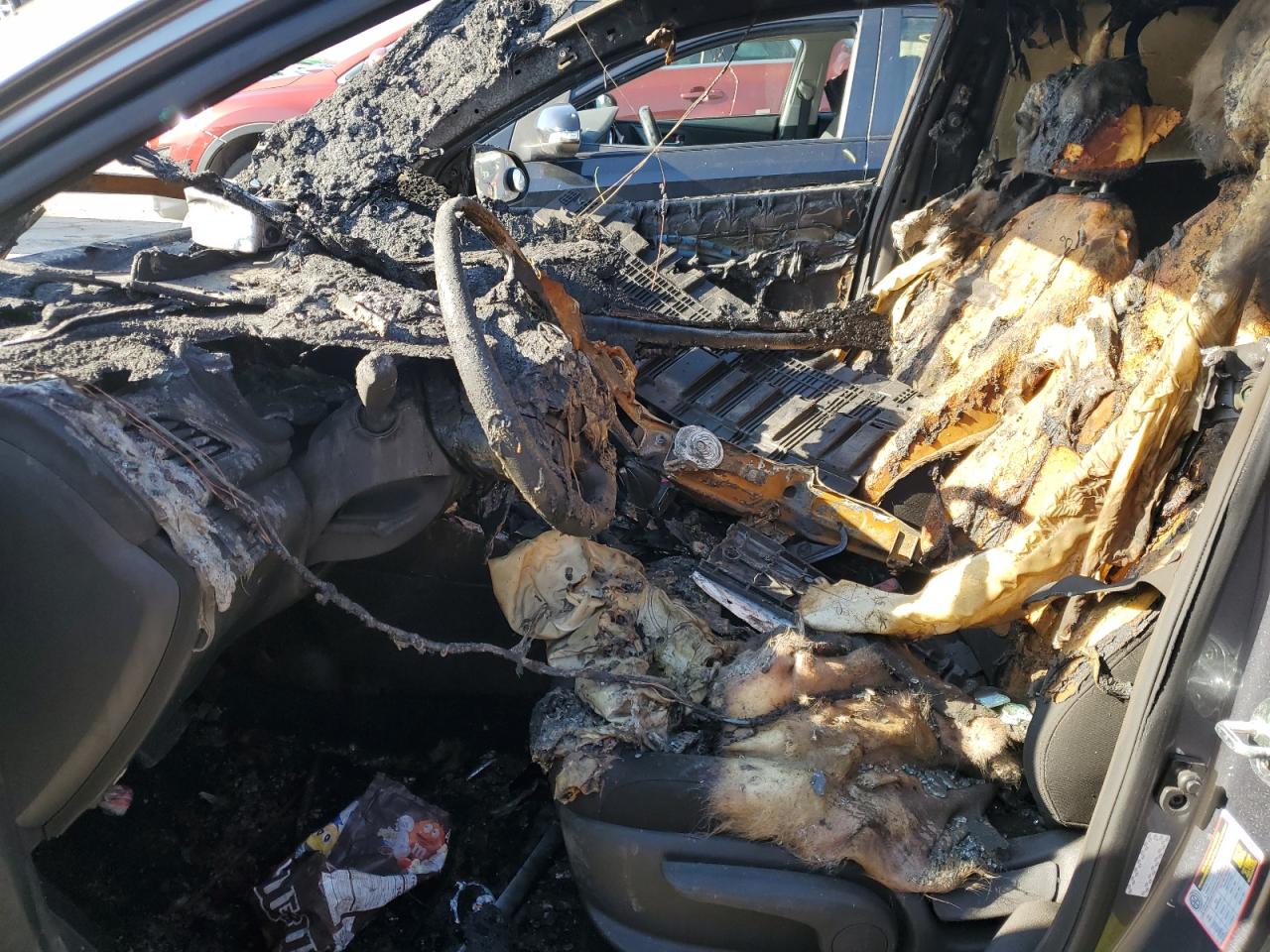 2019 Hyundai Accent VIN 3KPC24A38KE087471 Copart auction photo, burn / front end damage thumbnail 7