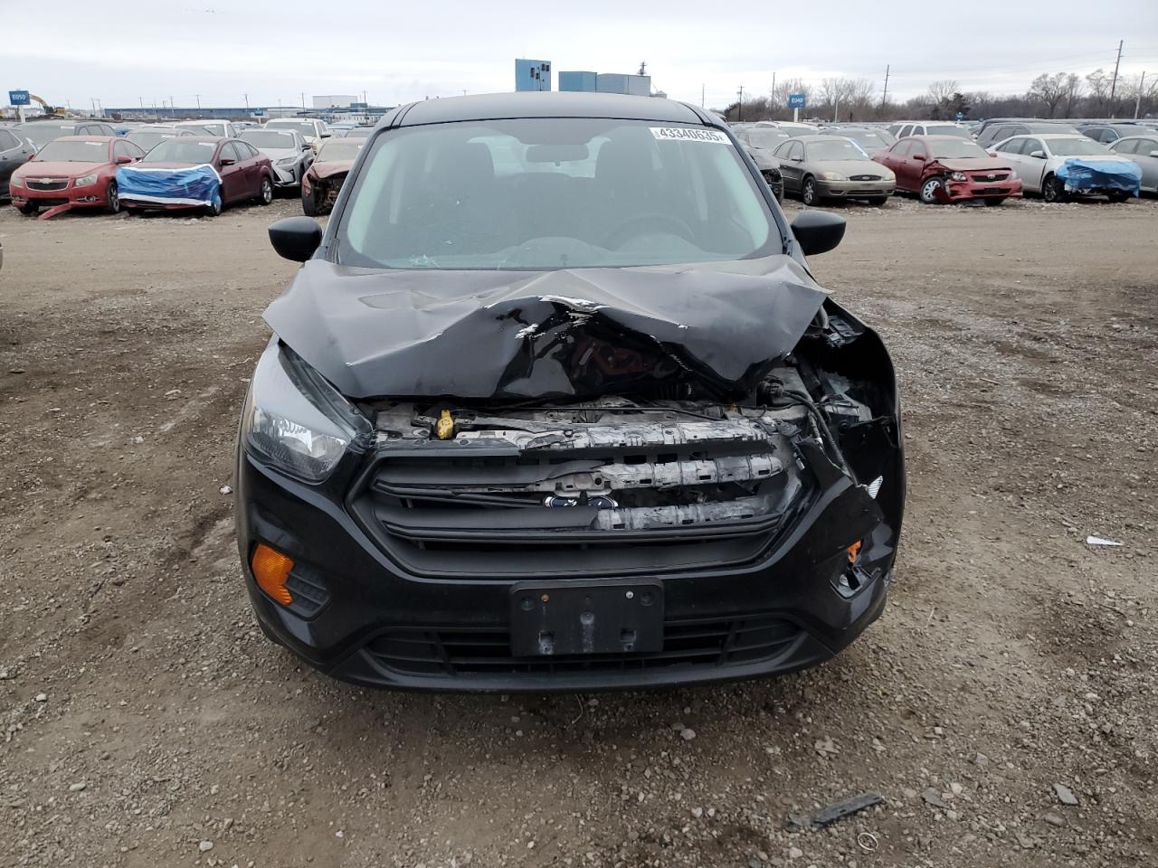 2018 Ford Escape VIN 1FMCU0F71JUA36372 Copart auction photo, front end damage thumbnail 5